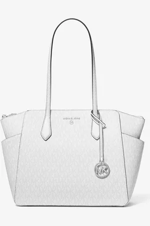 Michael Kors MK Marilyn Medium Signature Logo Tote Bag - - Michael Kors