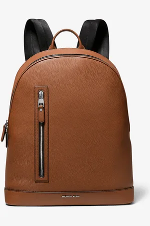 Michael Kors MK Hudson Slim Pebbled Leather Backpack - - Michael Kors