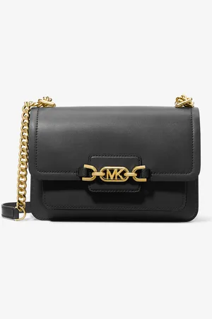 Michael Kors MK Heather Large Leather Shoulder Bag - - Michael Kors