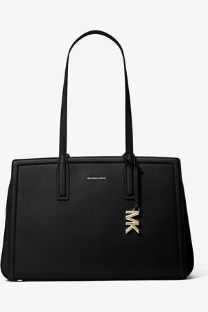 Michael Kors MK Laila Medium Leather Tote Bag - - Michael Kors