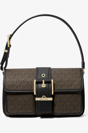 Michael Kors MK Colby Medium Signature Logo Shoulder Bag - - Michael Kors