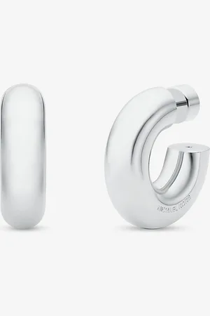 Michael Kors MK Small Precious Metal-Plated Brass Hoop Earrings -