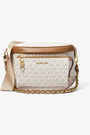 Michael Kors MK Slater Medium Signature Logo Sling Pack - - Michael Kors