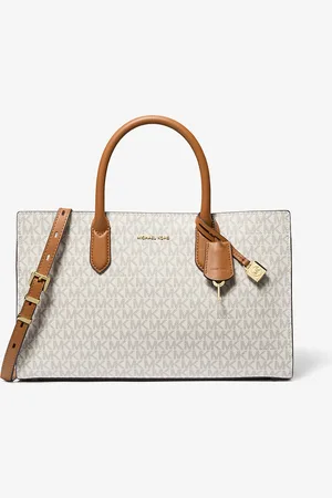 Michael Kors MK Scarlett Medium Signature Logo Satchel - - Michael Kors