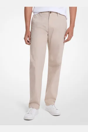 Michael Kors MK Finn Straight-Fit Cotton Chino Trousers - - Michael Kors
