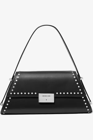 Michael Kors MK Ludlow Medium Studded Leather Shoulder Bag - - Michael Kors