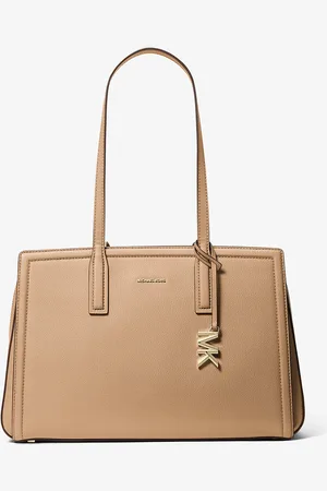 Michael Kors MK Laila Medium Leather Tote Bag - - Michael Kors