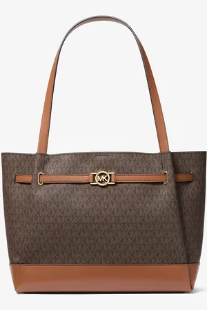 Michael Kors MK Reed Large Signature Logo Tote Bag - - Michael Kors