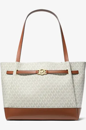 Michael Kors MK Reed Large Signature Logo Tote Bag - - Michael Kors