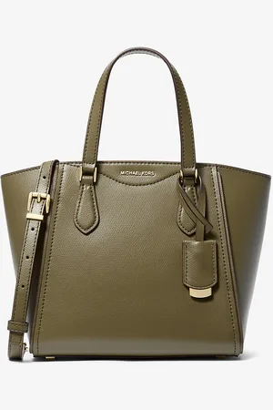 Michael Kors MK Taryn Small Leather Convertible Crossbody Bag - - Michael Kors