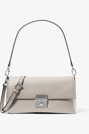 Michael Kors MK Addie Medium Leather Convertible Shoulder Bag - - Michael Kors
