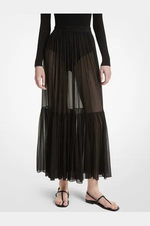 Michael Kors MK Silk Chiffon Skirt - - Michael Kors
