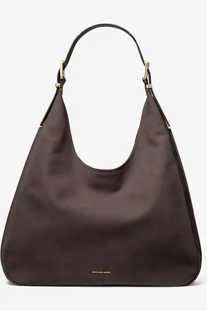 Michael Kors MK Nolita Large Nubuck Hobo Shoulder Bag - - Michael Kors