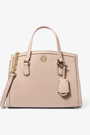 Michael Kors MK Chantal Small Pebbled Leather Messenger Bag - - Michael Kors
