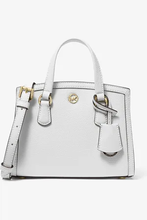 Michael Kors MK Chantal Extra-Small Pebbled Leather Messenger Bag - - Michael Kors