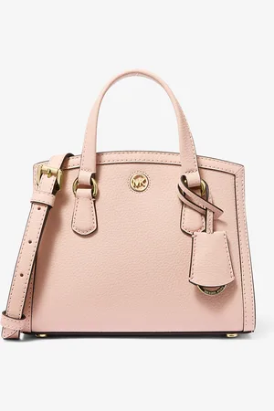 Michael Kors MK Chantal Extra-Small Pebbled Leather Messenger Bag - - Michael Kors