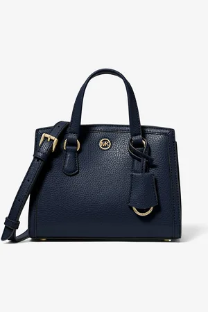 Michael Kors MK Chantal Extra-Small Pebbled Leather Messenger Bag - - Michael Kors