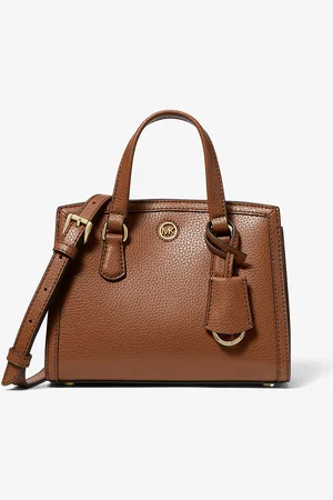 Michael Kors MK Chantal Extra-Small Pebbled Leather Messenger Bag - - Michael Kors