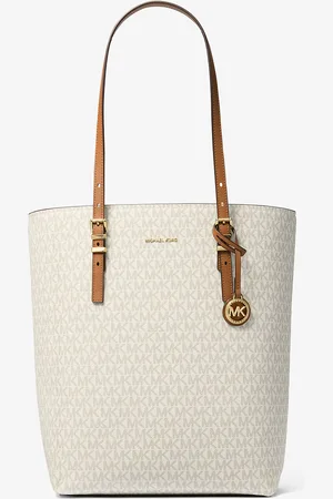 Michael Kors MK Quinn Large Signature Logo Tote Bag - - Michael Kors