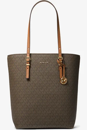 Michael Kors MK Quinn Large Signature Logo Tote Bag - - Michael Kors