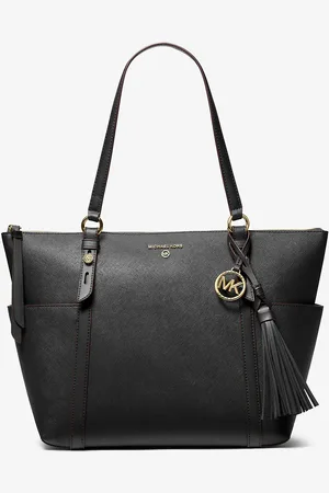 Michael Kors MK Sullivan Large Saffiano Leather Top-Zip Tote Bag - - Michael Kors