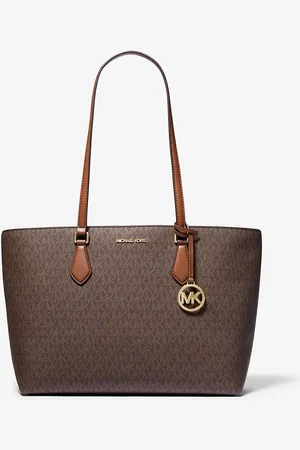 Michael Kors MK Sheila Large Signature Logo Tote Bag - - Michael Kors