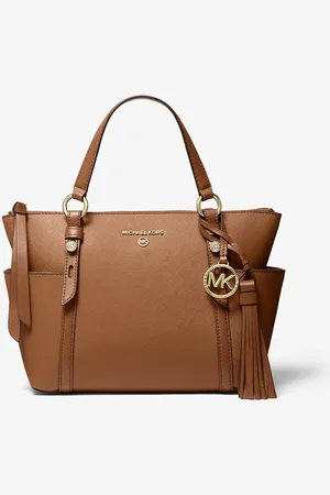 Michael Kors MK Sullivan Small Saffiano Leather Top-Zip Tote Bag - - Michael Kors