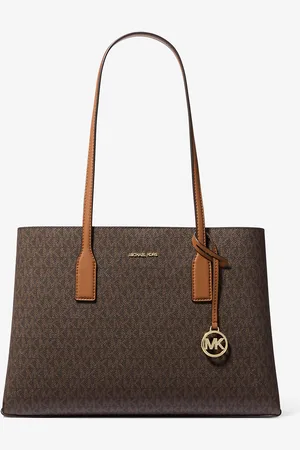 Michael Kors MK Ruthie Medium Signature Logo Tote Bag - - Michael Kors