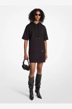 Michael Kors MK Cotton Hoodie Dress - - Michael Kors