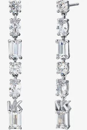 Michael Kors MK Precious Metal-Plated Sterling Drop Earrings -