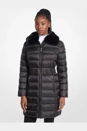 Michael Kors MK Packable Quilted Nylon Puffer Coat - - Michael Kors