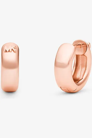 Michael Kors MK Precious Metal-Plated Huggie Hoop Earrings -