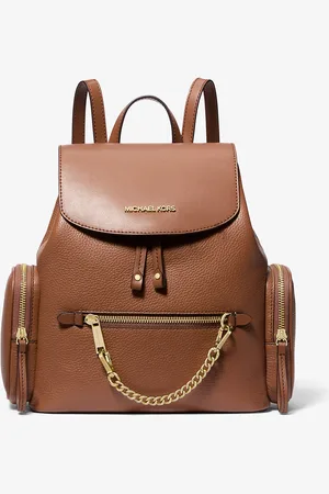 Michael Kors MK Jet Set Medium Pebbled Leather Backpack - - Michael Kors