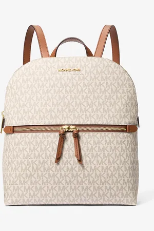 Michael Kors MK Dallas Medium Signature Logo Backpack - - Michael Kors