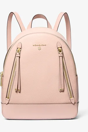Michael Kors MK Brooklyn Medium Pebbled Leather Backpack - - Michael Kors