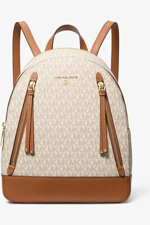 Michael Kors MK Brooklyn Medium Logo Backpack - - Michael Kors
