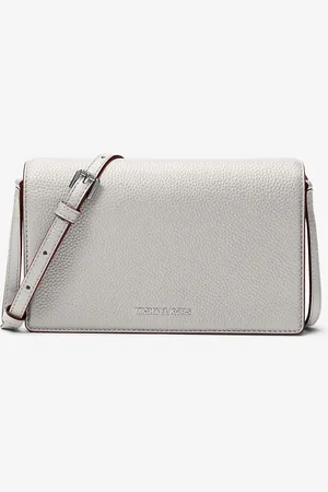 Michael Kors MK Jet Set Medium Pebbled Leather Crossbody Bag - - Michael Kors