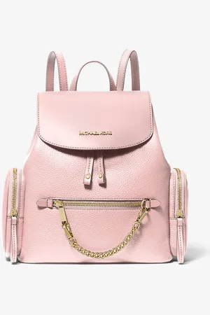 Michael Kors MK Jet Set Medium Pebbled Leather Backpack - - Michael Kors