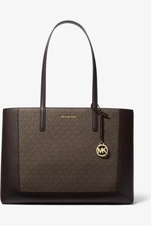 Michael Kors MK Sallie Large Signature Logo Tote Bag - - Michael Kors