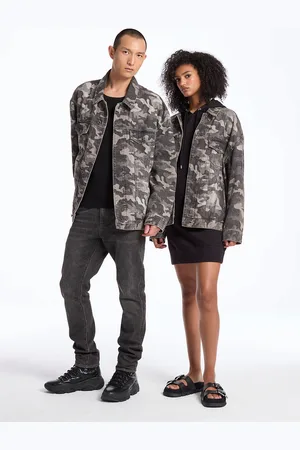 Michael Kors MK Camouflage Denim Jacket - - Michael Kors