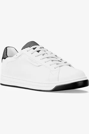 Michael Kors MK Keating Leather Trainers - - Michael Kors