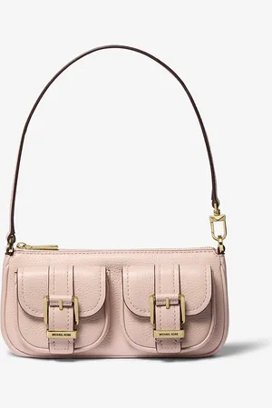 Michael Kors MK Zoe Small Pebbled Leather Pochette - - Michael Kors