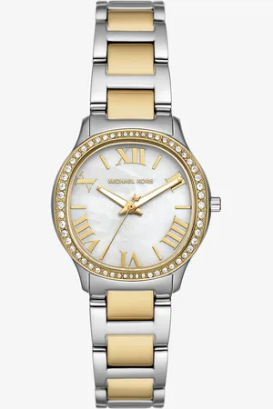 Michael Kors MK Mini Sage Pavé Two-Tone Watch -