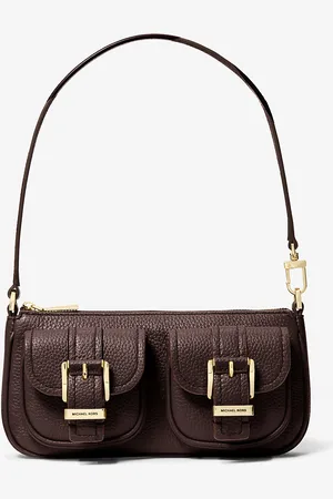 Michael Kors MK Zoe Small Pebbled Leather Pochette - - Michael Kors