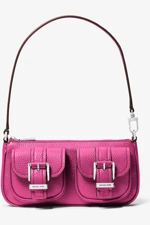 Michael Kors MK Zoe Small Pebbled Leather Pochette - - Michael Kors