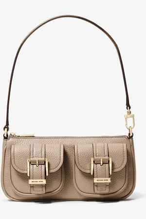 Michael Kors MK Zoe Small Pebbled Leather Pochette - - Michael Kors
