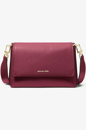 Michael Kors MK Nessa Small Leather Crossbody Bag - - Michael Kors