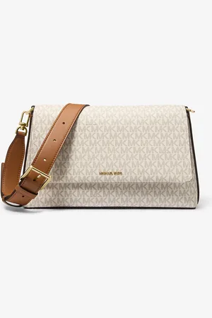 Michael Kors MK Nessa Large Signature Logo Crossbody Bag - - Michael Kors