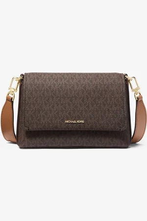 Michael Kors MK Nessa Small Signature Logo Crossbody Bag - - Michael Kors