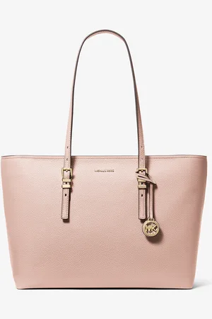 Michael Kors MK Quinn Large Pebbled Leather Tote Bag - - Michael Kors